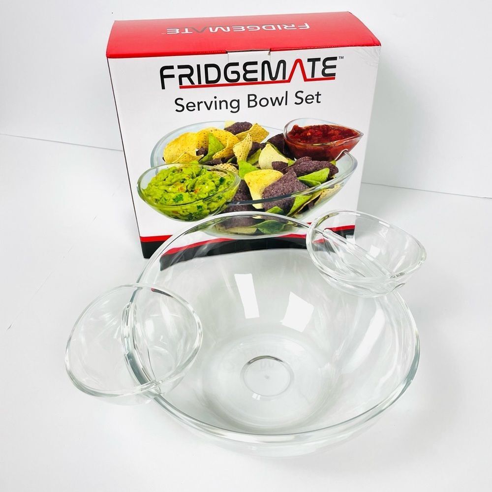 Gourmet Fridgemate 3 Piece Serving Bowl Set